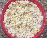 Foto del paso 2 de la receta: 🌸 Ensalada de arroz primavera - arroz, arvejas, choclo, zanahoria y jamón 🌸