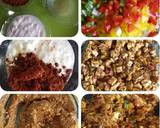 Achari paneer tikka samosa chaat with peshwari chole recipe step 5 photo