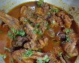 A picture of step 4 of Bengali Simple Dinner Thali (Luchi, Chicken Kosha, Pantua).