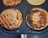 A picture of step 7 of Malpua with Rabri.