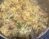 A picture of step 6 of Egg biryani.