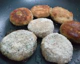 A picture of step 4 of Sprouted Brown Chana Cutlets.