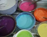 Foto langkah ke 6 dari resep Kue Pepe / Lapis Sagu Rainbow.