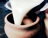 A picture of step 5 of Matka Kulfi #foodiesandfriends.