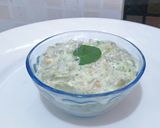 A picture of step 1 of Lauki ka raita.