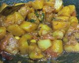 কুমড়ো আলু সব্জী (kumro aloo sabji recipe in Bengali) রেসিপির ধাপ 3 ছবি