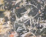 Foto del paso 5 de la receta: Cazuelita marinera de rape y espinacas con fideos