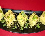 खट्टा बेसन ढोकळा (Khatta Besan Dhokla Recipe In Marathi) रेसिपी स्टेप 6 फोटो
