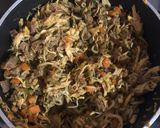 Foto del paso 3 de la receta: Burritos de carne y pollo con raíces chinas
