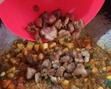 Foto del paso 5 de la receta: Arroz meloso de cerdo con vino tinto