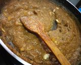A picture of step 1 of Besan jaggery halwa.