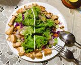 Hình bước làm 5 của món Salad ức gà