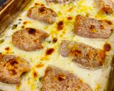 Sajtkrémes - medvehagymás karaj 🧀🌱 recept fázis 4 fotója