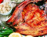 عکس مرحله 3 از دستور سبزی پلو با ماهی کبابی