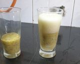 A picture of step 2 of Kiwi Punch.