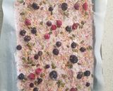 A picture of step 2 of Strawberry Yoghurt bark.