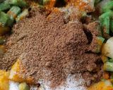 A picture of step 3 of Beans ki sabji.