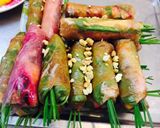 A picture of step 16 of Brown Rice Paper Beet Spring Rolls.
