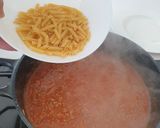 Foto del paso 6 de la receta: Macarrones boloñesa sin hervir la pasta