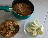 Foto langkah ke 4 dari resep Ayam Kampung Rica Cabe ijo Magic Com.
