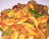 Foto langkah ke 4 dari resep Udang Asam Manis Simple.