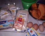 Foto langkah ke 1 dari resep Roti tawar labu parang keto.