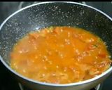 A picture of step 1 of Sev Tamatar Sabji.