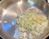 A picture of step 1 of Pad Kra Pow Shepherd’s Pie.