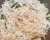 A picture of step 3 of Cabbage Chana dal Poriyal.