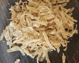 A picture of step 1 of Leftover Roti Noodles.