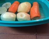 Foto del paso 7 de la receta: Berenjena y calabacín relleno de carne molida