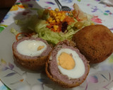 Foto del paso 1 de la receta: Bomba de carne rellena de huevo relleno