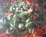 Foto langkah ke 3 dari resep Orak Arik Kuah Sayur.