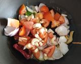 A picture of step 4 of Paneer Tikka Masala.