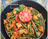 Foto langkah ke 5 dari resep Tumis Kacang Panjang &Tempe Bumbu Tauco.