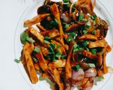 A picture of step 4 of Honey Chili Potato.