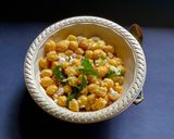 A picture of step 4 of Chana Sundal for Ganesh Chaturthi.
