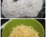 Foto langkah ke 1 dari resep Eggless Cheese Cookies / kue kering keju 4 bahan.
