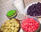 Hình bước làm 7 của món 🍠🧊Chè khoai dẻo trân châu 🥄🥣🥛