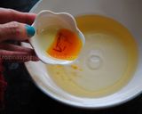 A picture of step 7 of Persian steamed rice with Saffron crust.
