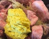 A picture of step 3 of Bhuna gosht /Bhuna mutton.