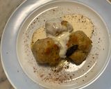 Foto del passaggio 3 della ricetta Canederli ripassati in padella 1 con crema di formaggio di malga