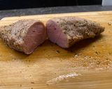 Foto del paso 8 de la receta: Solomillo a la sal en airfryer con salsa de Pedro Ximenez y miso