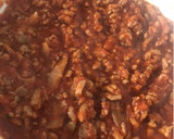 Foto del paso 4 de la receta: Noodles con carne picada, setas y tomate : cuatro