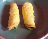 Foto langkah ke 6 dari resep Roti tawar isi nutella gulung telor by me.