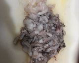Foto del paso 1 de la receta Calamares rellenos de rape y gambas