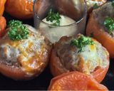 A picture of step 6 of Tomato Meat Cup.