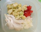 Foto langkah ke 1 dari resep Tumis Jamur Kembang Kol.