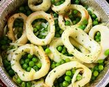 Foto del paso 6 de la receta: Calamares con guisantes en la Freidora de aire (Airfryer)