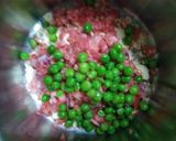 A picture of step 4 of Hara bhara Besan ka Chilla / Stuffed besan chilla.